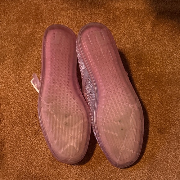 Melissa Light Pink Jelly Flats - Picture 3 of 4
